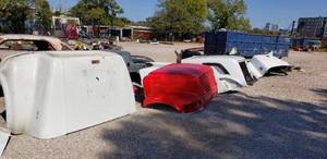 lot 973 image: Lot of Fiber Glass Truck Hoods