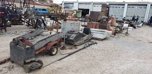 lot 1001 image: Entire Contents of Row - Contents Include Trailer, Snow Mobile, Radiators, and More - SEE PHOTOS