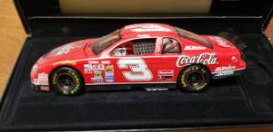 lot 877 image: Action Elite Diecast 124 1998 Dale Earnhardt #3 Coca-Cola Red Monte Carlo, Limited Edition w Collectors Coin