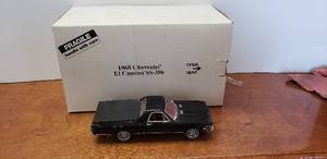 lot 913 image: The Danbury Mint Diecast 124 1968 Chevy El Camino SS 396 w Bed Cover (Not Pictured)