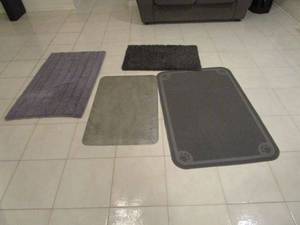 lot 38 image: 6 DIFFERENT RUGS &amp MATS
