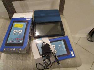 lot 41 image: INFINITY QUAD CORE TABLET &amp SAMSUNG GALAXY S7 WITH A CASE, DIDNT HAVE A CHANCE TO TEST THEM