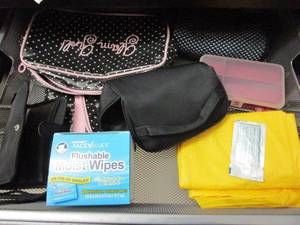 lot 166 image: MAKE UP BAGSTOILETRY BAGS, HYGENE PRODUCTS, TRAVEL ITEMS, CLOSET FIXTURES NOT INCLUDED