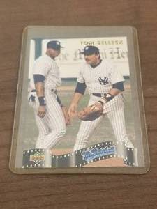 lot 227 image: 1992 Upper Deck -Mr. Baseball card with Frank Thomas and Tom Selleck