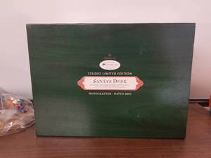 lot 2 image: Hallmark -Studio limited edition - Santas Desk - handcrafted dated 2001