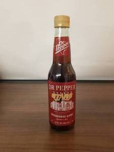 lot 5 image: Dr. Pepper Dallas Stars Inaugural game 2001 bottle