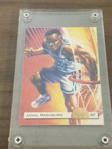 lot 17 image: 1993 Classic Jamal Mashburn Superheros basketball card