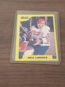 lot 94 image: Eric Lindros hockey card by 7th inning stretch card #196