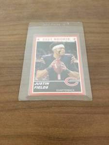 lot 91 image: 2021 Justin Fields Rookie card #