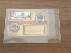 lot 93 image: Historic Cuts Football cards - Gale Sayers and Dick Butkus