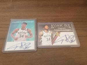 lot 98 image: Giannis Antetokounmpo Iconic Ink and Autograph series