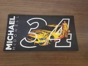 lot 100 image: Michael McDowell signed Driver info. sheet