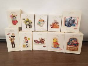 lot 108 image: Hallmark Christmas Ornaments