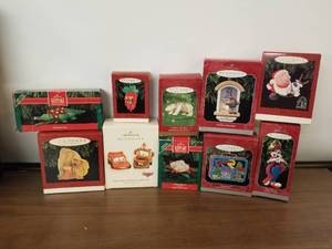 lot 240 image: Hallmark Christmas Ornaments