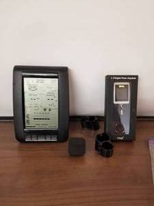 lot 258 image: Digital photo keychain and Acu-rite weather monitor