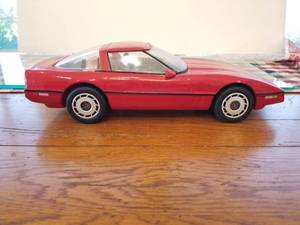 lot 5 image: 1984 Corvette Jim Beam Decanter has not been opened - not for consumption - Kansas tax stamp
