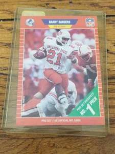 lot 17 image: 1989 Pro-Set - Barry Sanders rookie card #494
