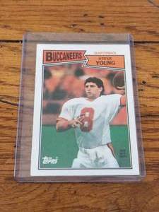 lot 59 image: 1987 Topps Steve Young football card #384