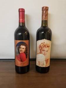 lot 112 image: Marilyn Monroe full wine bottles - 1998 and 1999 - unopened