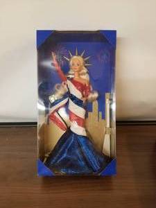lot 44 image: Limited Edition - Statue of Liberty Barbie Doll
