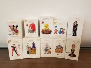 lot 78 image: Hallmark Christmas Ornaments