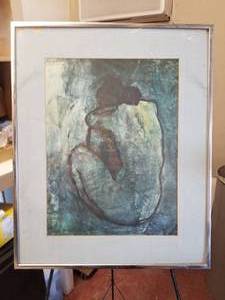 lot 144 image: Framed Picasso print