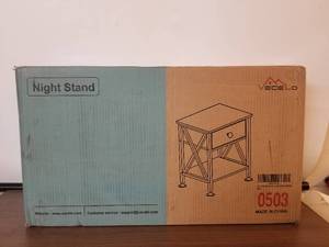 lot 155 image: Vecelo Night Stand in box - found on Amazon