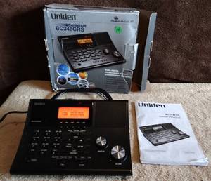 lot 14 image: Uniden Bearcat Bc345crs 500 Channel Desktop Scanner Weather Police Ems