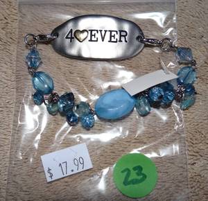 lot 23 image: GANZ CHANGEABLES BRACELET FOREVER - NEW RETAIL $17.99