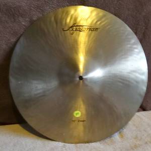 lot 34 image: Agazarian 16in Brass Crash Cymbal $$$
