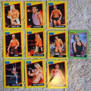 lot 94 image: WCW WRESTLING CARDS AS SHOWN