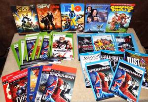 lot 98 image: ASSORTMENT OF BLOCKBUSTER DISPLAY CARDS - BOTH MOVIES & GAMING