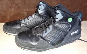 lot 101 image: MENS AND1 BASKETBALL SHOES - SIZE 10 12 - USED