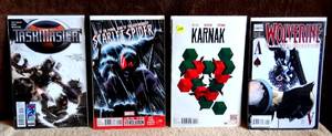 lot 109 image: MARVEL COMICS AS SHOWN - BAGGED & BOARDED (X4) FIRST EDITION WOLVERINE