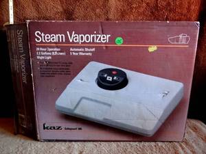 lot 125 image: Vintage Kaz Safeguard 285 Steam Vaporizer Humidifier in Original Box