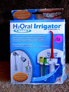 lot 132 image: H2Oral Irrigator Water Shower H2O Oral Flosser Floss Pick