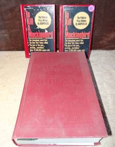 lot 138 image: VINTAGE TO KILL A MOCKINGBIRD BOOKS (2) & WEBSTERS NEW WORLD DICTIONARY