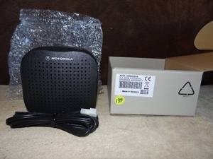lot 139 image: NEW OEM Motorola HSN4040A - 13 Watt Water Resistant Remote Mount Speaker - Black