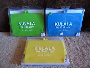 lot 152 image: KULALA for iPAD Mini pg Design - GREEN, BLUE, & YELLOW - NEW IN PACKAGE