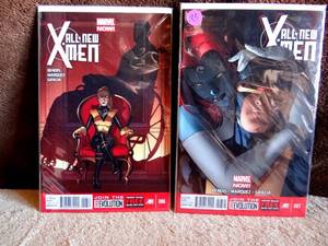 lot 183 image: THE ALL NEW X-MEN #6 & 7 - BAGGED & BOARDED - NMMT (X2)