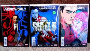 lot 185 image: MARVEL AGENTS OF S H I E L D COMIC COLLECTION - BAGGED & BOARDED - NMMT (X3)