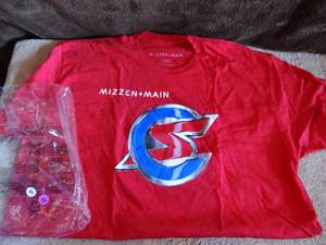 lot 186 image: MIZZEN & MAIN T SHIRT - SIZE XL (NEW IN PACKAGE)