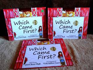 lot 206 image: WHICH CAME FIRST HARDBACK EDITION BY JANET SEVER HULL & VICKI KILLION GUESS (X3)