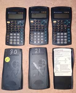 lot 217 image: Texas Instrument TI 30x IIS Scientific Calculator w Cover (X3)