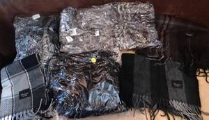 lot 223 image: NICE COLLECTION OF MODENA EXTRASOFT SCARFS & OTHERS AS SHOWN (6 TOTAL) NEW