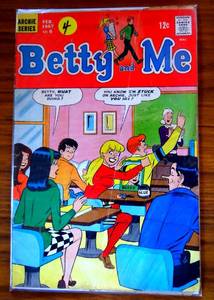 lot 4 image: VINTAGE Betty And Me #6 1967 Archie Series Silver Age Comic Book $$$