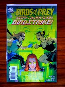 lot 14 image: Birds of Prey #115 (Apr. 08)  vs Killer Shark Black Alice Appearance - NMMT