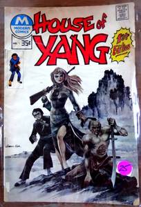 lot 25 image: VINTAGE House of YANG #1 July (Vol 1) 1975 CHARLTON Comics - First Edition $$$