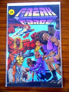 lot 34 image: Freak Force #3 (Feb 1994, Image) Erik Larsen Keith Giffen Victor Bridges $$