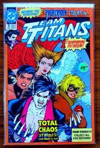 lot 45 image: TEAM TITANS 1ST BLOODCURDLING SPECTULAR SEPT #1 1992 DC - NMMT